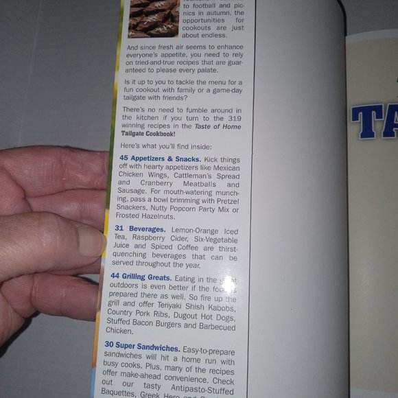 ⛄️ Taste of Home TAILGATE COOKBOOK - Picture 4 of 7
